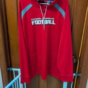 Men's Red hooded sweatshirt -- size 3X